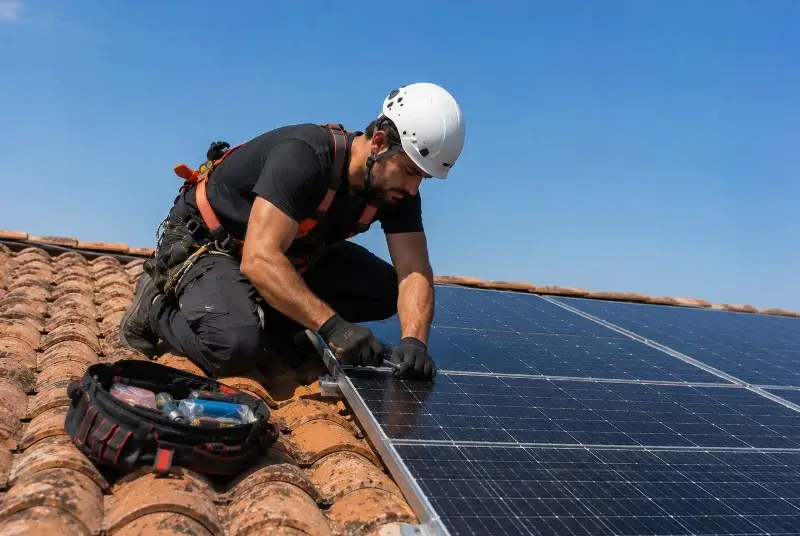 Maintenance et monitoring de panneaux solaires à Saint-Mars-de-Coutais
