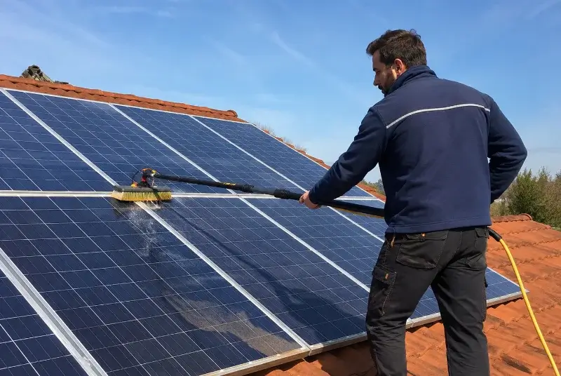 Nettoyage et entretien de panneaux solaires à Saint-Mars-de-Coutais